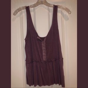 AEO Soft and Sexy Ruffle Tank Top